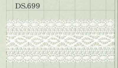 DS699 Dentelle en coton, largeur : 29 mm