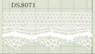 DS8071 Dentelle en coton Largeur : 23 mm