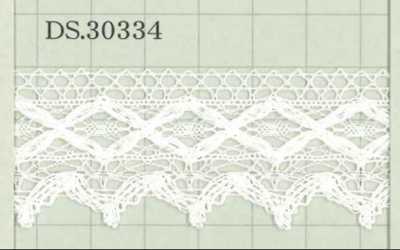 DS30334 Dentelle en coton Largeur : 30 mm