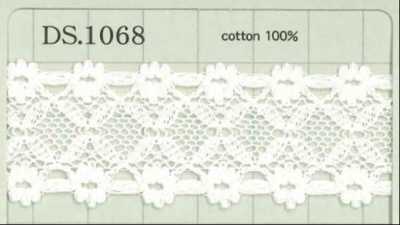 DS1068 Dentelle en coton Largeur : 28 mm