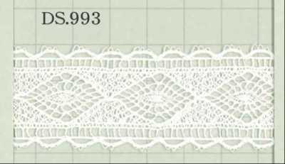 DS993 Dentelle en coton Largeur : 29 mm