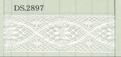 DS2897 Dentelle en coton Largeur : 23 mm