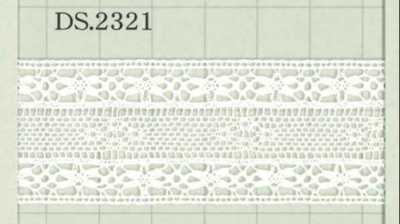 DS2321 Dentelle en coton – Largeur : 28 mm