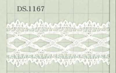 DS1167 Dentelle en coton Largeur : 33 mm