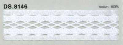 DS8146 Dentelle en coton Largeur : 26 mm