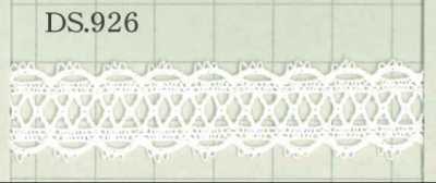 DS926 Dentelle en coton Largeur : 18 mm
