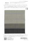 46214 <Monaluce> Sergé bidirectionnel à carreaux tartan teint en fil