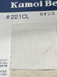 221CL Treillis Sergé En Denim De Lin 6 Oz (2/1)[Fabrication De Textile] Kumoi Beauty (Chubu Velours Côtelé) Sous-photo