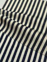 W1027-4 Denim De Coton à Rayures Audacieuses[Fabrication De Textile] Textile Yoshiwa Sous-photo