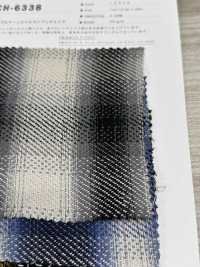 CH-6338 Triple Yarn Twill Ombre Check[Fabrication De Textile] Fibre Kuwamura Sous-photo