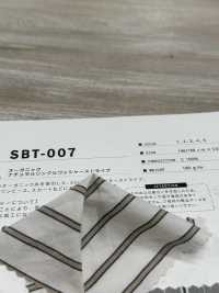 SBT-007 Rayures Délavées Et Froissées Naturelles Biologiques[Fabrication De Textile] Fibre Kuwamura Sous-photo