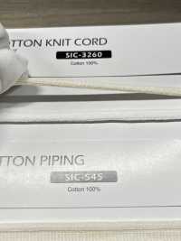 SIC-3260 Cordon Tricoté En Coton Biologique[Ruban Ruban Cordon] SHINDO(SIC) Sous-photo