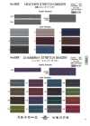 4522 Bande de bordure extensible chinée