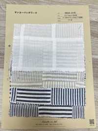INDIA-2145 Patchwork En Crépon[Fabrication De Textile] ARINOBE CO., LTD. Sous-photo