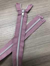 3CMOR-EL-SIL1 Fermeture éclair à Spirale METALLION® Taille 3 Argentée Ouverte YKK Sous-photo