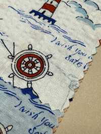 82160 SEVENBERRY® Ripple Cross La Mer Est La Romance D'un Homme Motif Marin[Fabrication De Textile] VANCET Sous-photo
