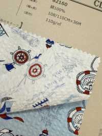 82160 SEVENBERRY® Ripple Cross La Mer Est La Romance D'un Homme Motif Marin[Fabrication De Textile] VANCET Sous-photo
