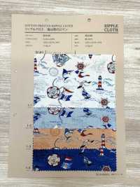 82160 SEVENBERRY® Ripple Cross La Mer Est La Romance D'un Homme Motif Marin[Fabrication De Textile] VANCET Sous-photo