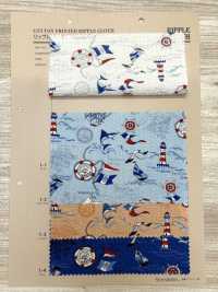 82160 SEVENBERRY® Ripple Cross La Mer Est La Romance D'un Homme Motif Marin[Fabrication De Textile] VANCET Sous-photo