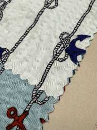 82161 SEVENBERRY® Ripple Cross The Sea Est La Romance D'un Homme Ancre Et Corde[Fabrication De Textile] VANCET Sous-photo