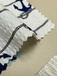 82161 SEVENBERRY® Ripple Cross The Sea Est La Romance D'un Homme Ancre Et Corde[Fabrication De Textile] VANCET Sous-photo