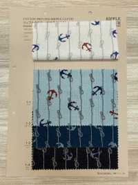 82161 SEVENBERRY® Ripple Cross The Sea Est La Romance D'un Homme Ancre Et Corde[Fabrication De Textile] VANCET Sous-photo