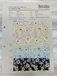 83039 SEVENBERRY® Lawn Nostalgia Collection Feuilles De Récupération Naturelles Hana Sarasa[Fabrication De Textile] VANCET Sous-photo