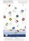 DH10419S Popeline Homie (motif train) demi-pli