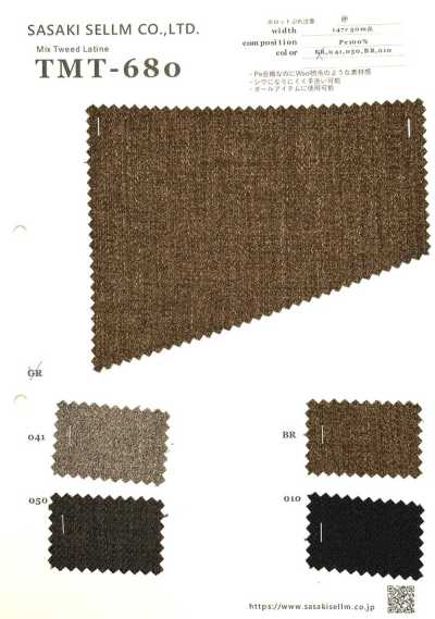 TMT-680 Ratine tweed mélangée