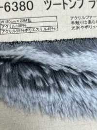 NT-6380 Craft Fur [Bleu Blush Bicolore][Fabrication De Textile] Industrie Du Jersey Nakano Sous-photo