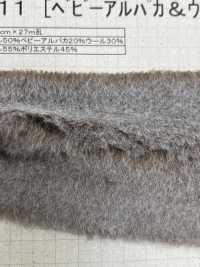 NT-2011 Fourrure Artisanale [mélange Bébé Alpaga][Fabrication De Textile] Industrie Du Jersey Nakano Sous-photo