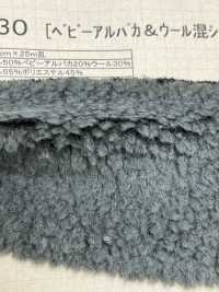 NT-7030 Fourrure Artisanale [mouton Mélangé Bébé Alpaga][Fabrication De Textile] Industrie Du Jersey Nakano Sous-photo