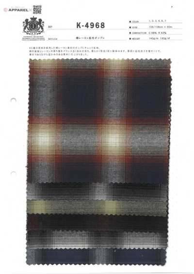 K-4968 Coton Rayonne brossé ombré
