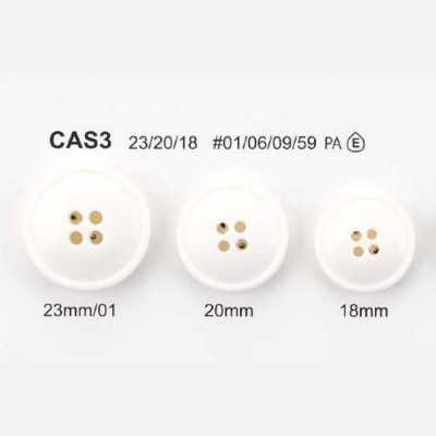 CAS3 Bouton à 4 trous en résine nylon