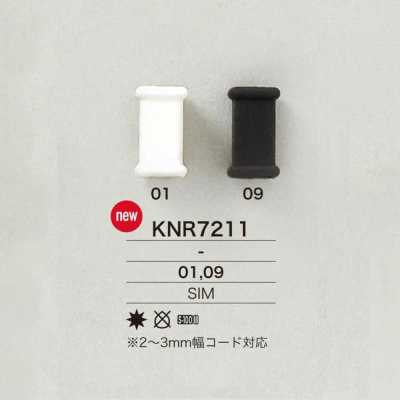 KNR7211 Quincaillerie en silicone pour cordon de 2 à 3 mm de largeur
