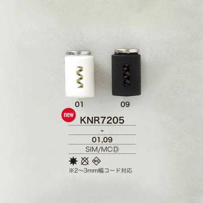 KNR7205 Quincaillerie pour cordon en silicone/métal moulé sous pression