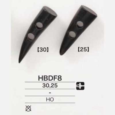 HBDF8 Bouton duffle en véritable corne de buffle