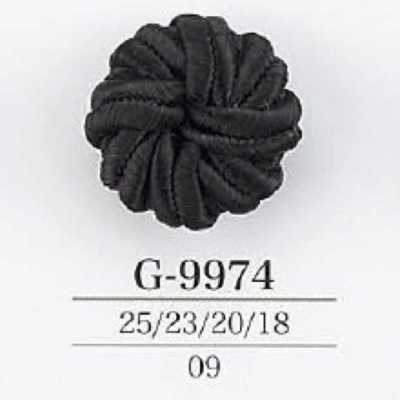 G9974 Bouton à queue tunnel en corde/résine nylon