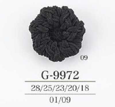 G9972 Bouton à queue tunnel en résine cordon/nylon