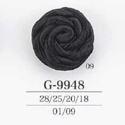 G9948 Bouton à queue tunnel en corde/résine nylon