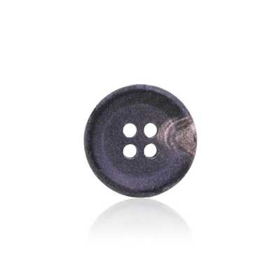HB490 Bouton à 4 trous en véritable corne de buffle