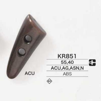 KR851 Bouton duffle en résine ABS