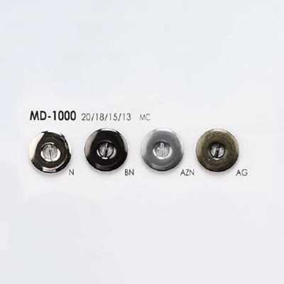 MD1000 Bouton à 2 trous frontaux moulé sous pression