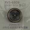 RVS6809 Bouton en résine polyester à 2 trous