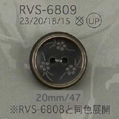 RVS6809 Bouton en résine polyester à 2 trous