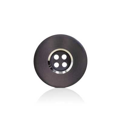RVS1017F Bouton 4 trous en résine polyester/aluminium