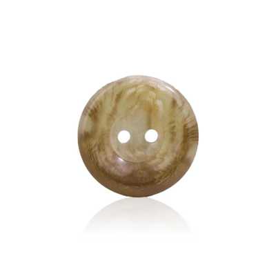SS1036 Bouton en résine polyester à 2 trous avec trous frontaux