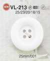 VL213 Bouton en résine polyester à 4 trous
