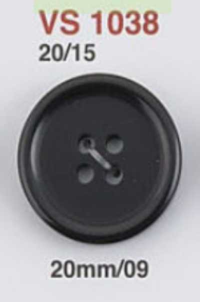 VS1038 Bouton en résine polyester à 4 trous