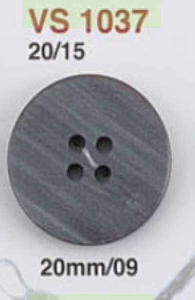 VS1037 Bouton en résine polyester à 4 trous